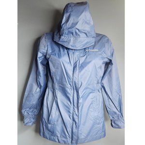 COLUMBIA NYLON HOODED JACKET -SIZE MEDIUM